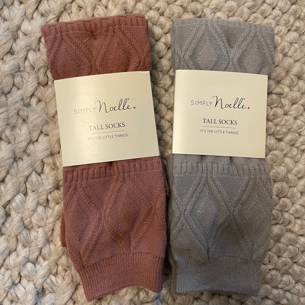 NIP soft and cozy boots socks